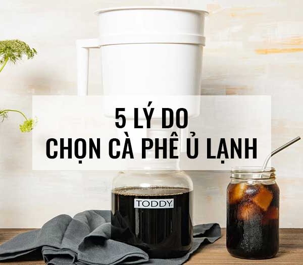 5 Lý Do Để Chọn Cà Phê Ủ Lạnh Thay Cho Cà Phê Ủ Nóng!
