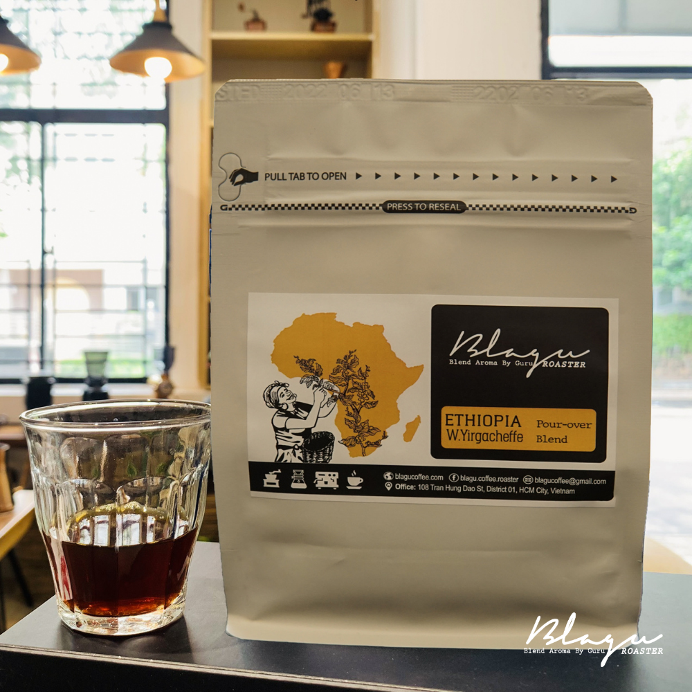 Cà Phê Blagu Hạt Đã Rang, Ethiopia Yirgacheffe