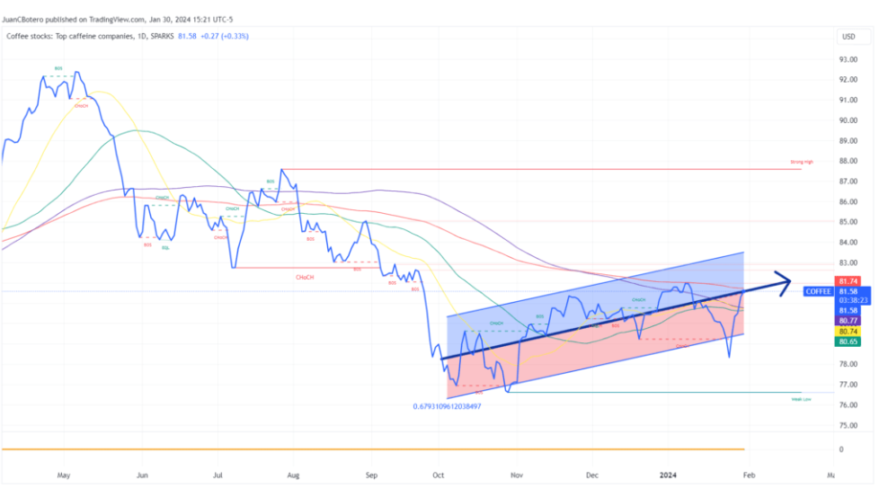Dự đoán giá cà phê thế giới 2024