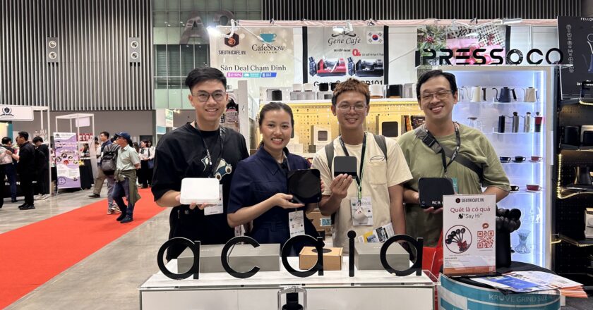 Cân điện tử Acaia tạo nên sức hút lớn tại sự kiện Cafe Show 2024