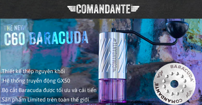 Cối xay cà phê Comandante – Thương hiệu cối xay thủ công hàng đầu từ Đức