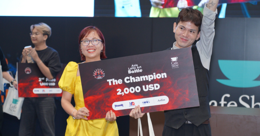Phạm Bá Duy – Quán quân cuộc thi Asia Latte Art Battle 2024 tại Cafe Show Việt Nam!