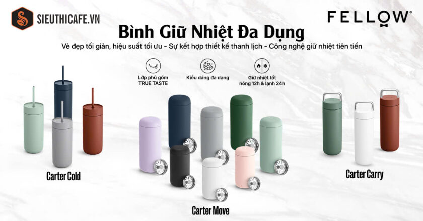 Tạo Nên Cuộc Phiêu Lưu Thú Vị Với Bộ 3 Bình Giữ Nhiệt Fellow