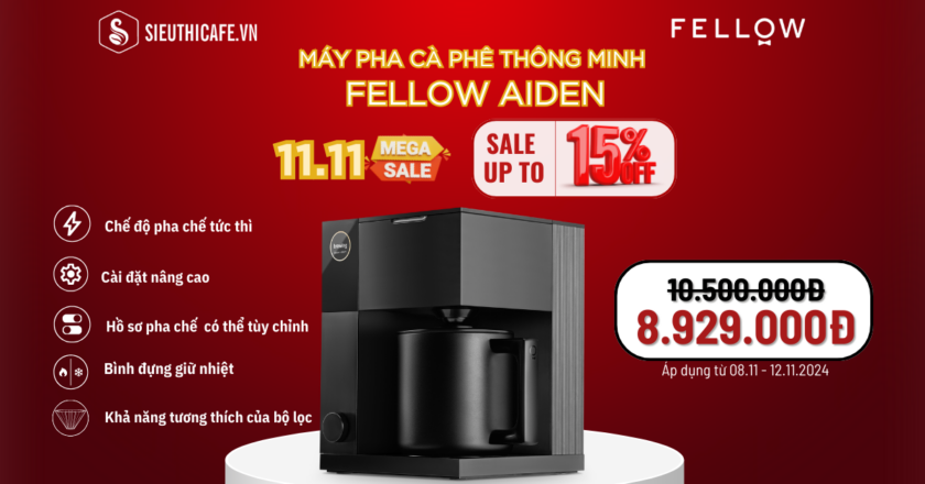 Máy Pha Cà Phê Thông Minh Fellow Aiden – Ưu Đãi Giảm Đến 15%