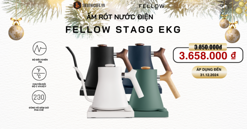Khám Phá Ấm Rót Nước Điện Fellow Stagg EKG – Nhận Ngay Ưu Đãi