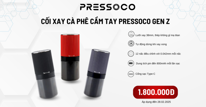 Trải Nghiệm Máy Xay Điện Pressoco Gen Z – Nhận Ngay Ưu Đãi 20%