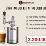 Bình Nitro Cold Brew Hiện Đại Và Phá Cách – Vũ Khí Pha Cà Phê Tuyệt Đỉnh.