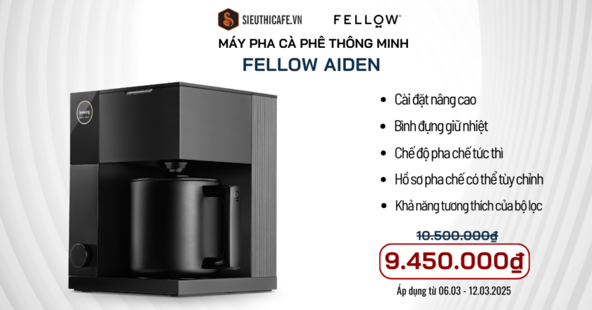 Máy Pha Cà Phê Thông Minh Fellow Aiden – Nghệ Thuật Pour-Over Tại Nhà