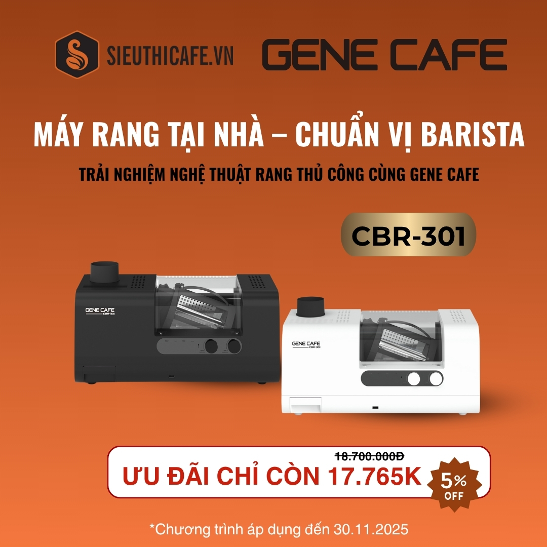 Gene Café Roaster – Trải nghiệm rang tại nhà cùng Sieuthicafe