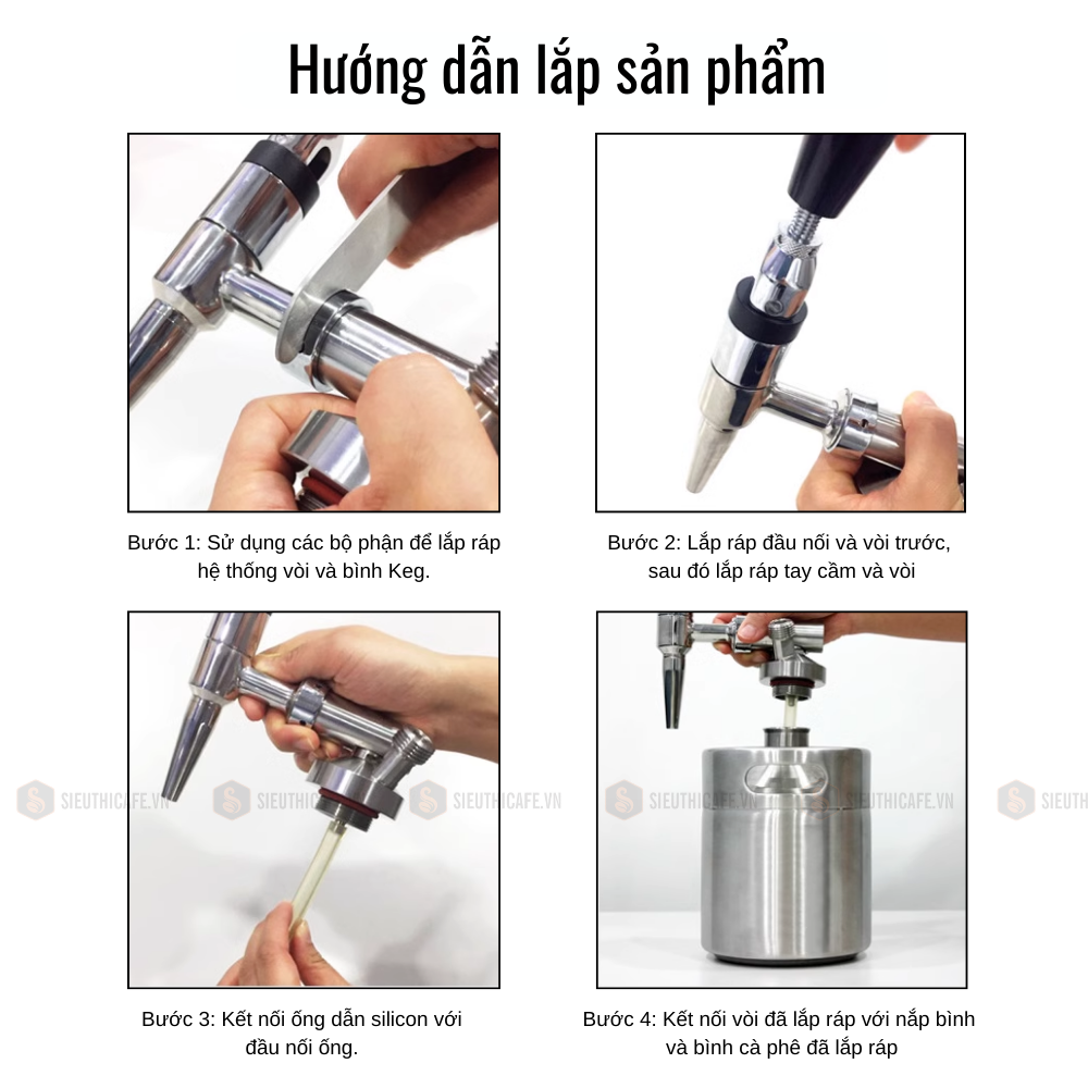 BLAGU GURU NITRO COLD BREW COFFEE MAKER 2l Stainless Steel