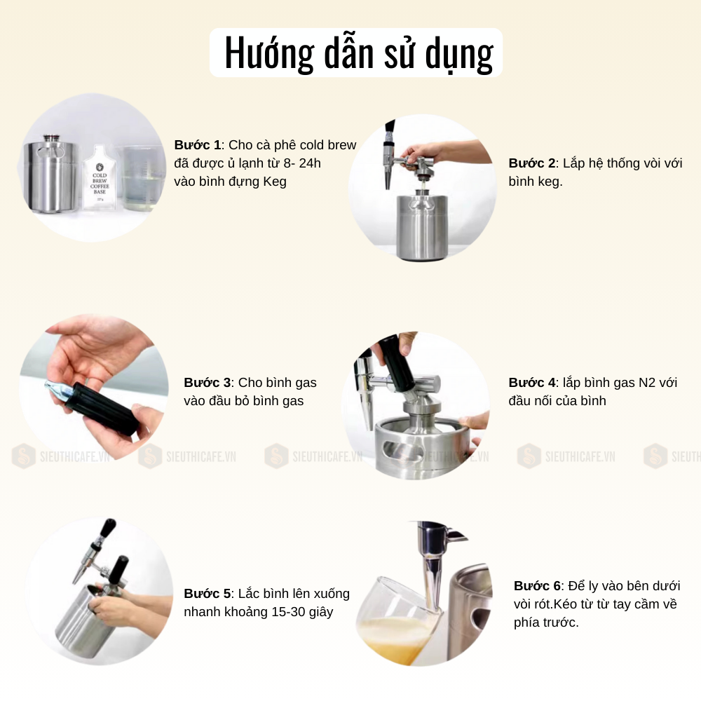 BLAGU GURU NITRO COLD BREW COFFEE MAKER 2l Stainless Steel