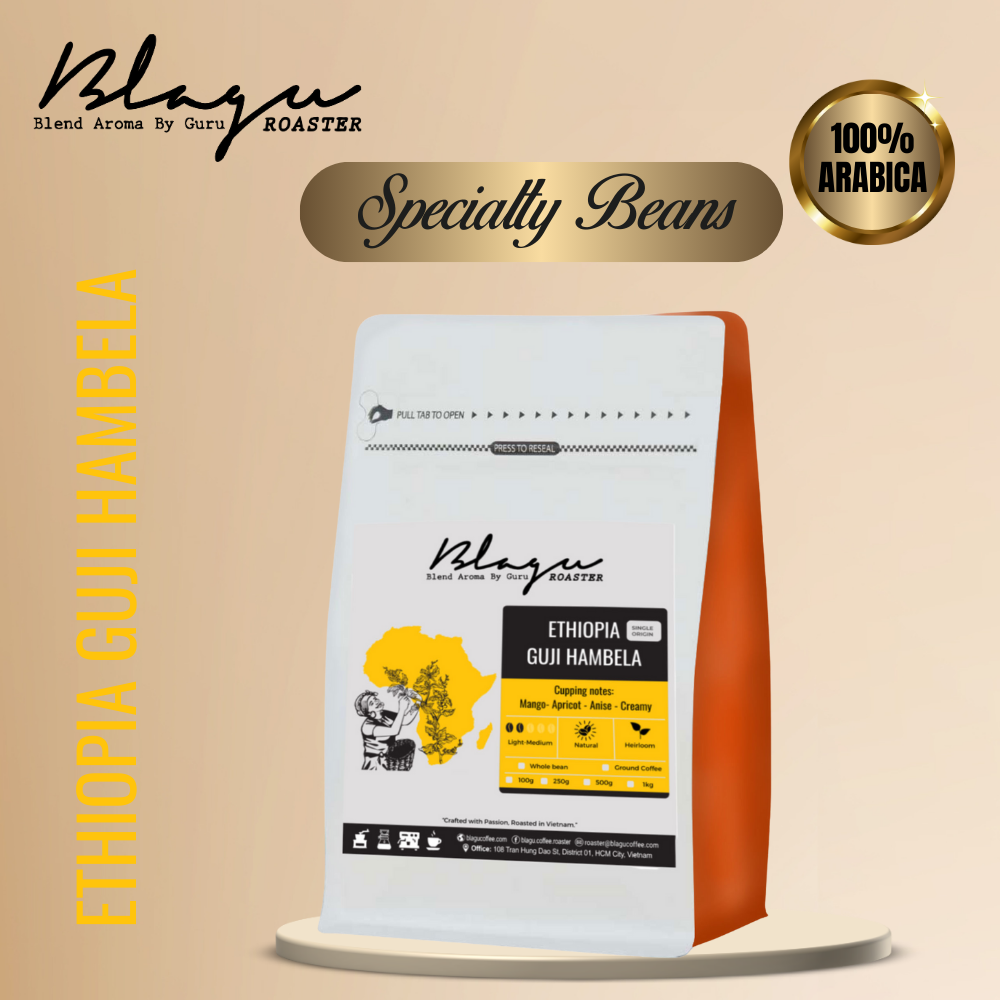 BLAGU Roasted Bean Ethiopia Guji Hambela 250gr