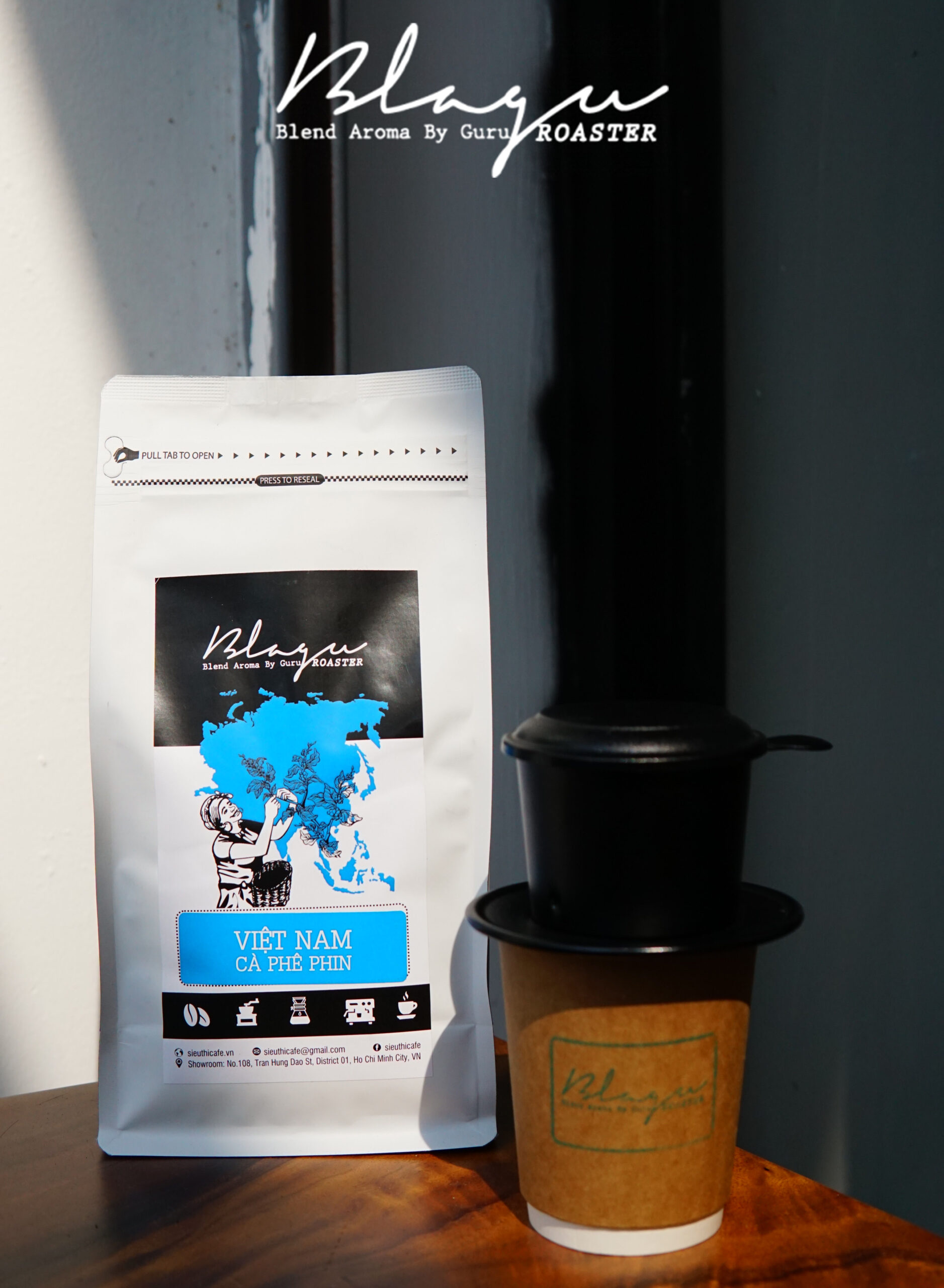 BLAGU Roasted Bean Viet Nam Pha Phin 500g 07 1 scaled