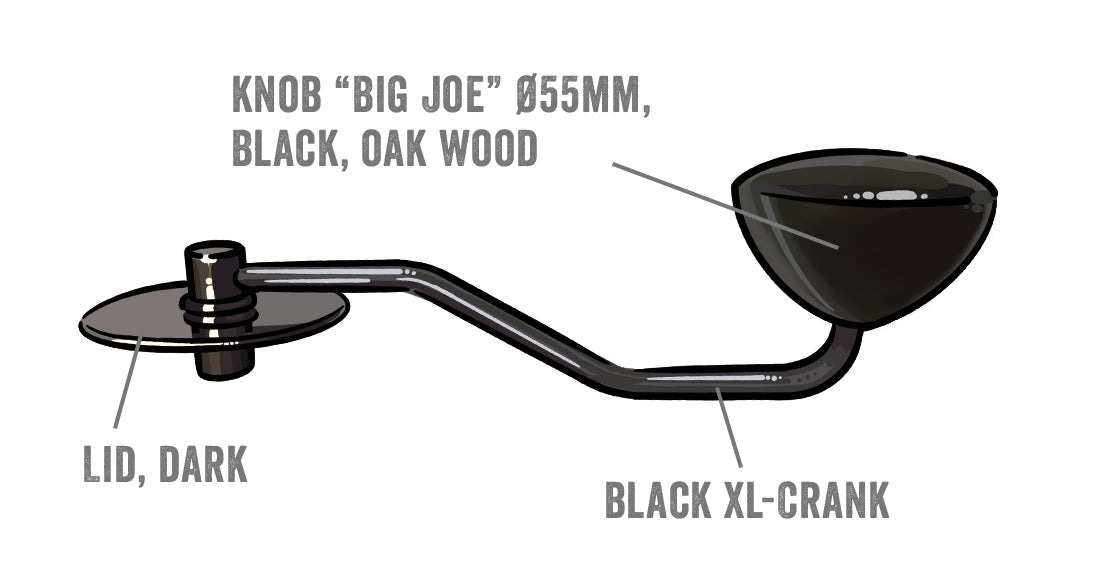 Comandante Crank Black