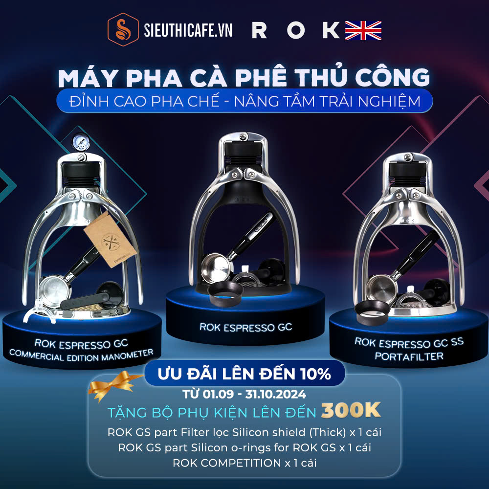 Thưởng Thức Cà Phê Qua Máy Rok Espresso: Sự Khác Biệt Đến Từ Trải Nghiệm