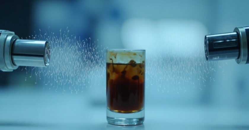 Chiết Xuất Cà Phê Cold Brew Bằng Siêu Âm Hai Tần Số 20/28 kHz