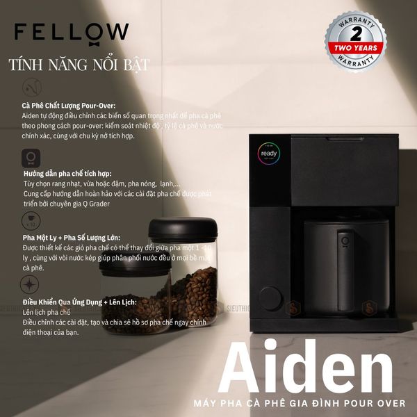 Máy Pha Cà Phê Thông Minh Fellow Aiden - Ưu Đãi Giảm Đến 15%