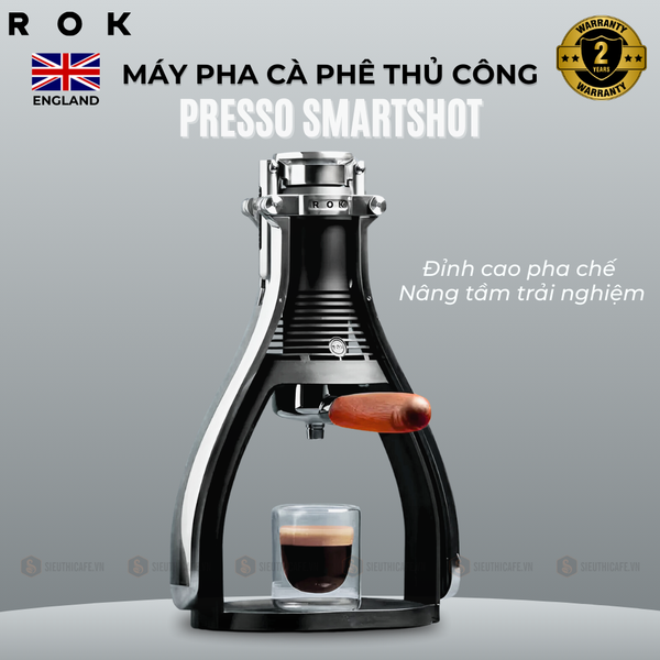 Máy Pha Cà Phê Thủ Công ROK Presso Smartshot - Deal Sốc Lên Đến 25%