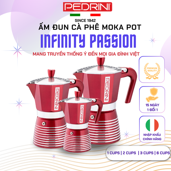 Ấm Pha Cà Phê Moka Pot PEDRINI - Ưu Đãi Giảm Đến 35%