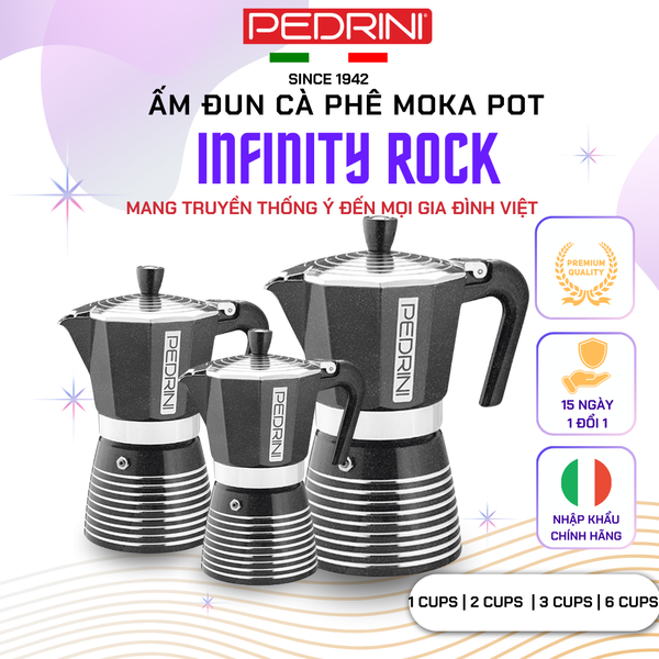 Ấm Pha Cà Phê Moka Pot PEDRINI - Ưu Đãi Giảm Đến 35%
