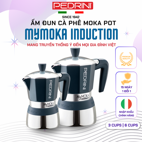 Ấm Pha Cà Phê Moka Pot PEDRINI - Ưu Đãi Giảm Đến 35%