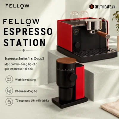 Fellow Espresso Series 1 x Opus 2: Khi máy pha và grinder cùng một workflow