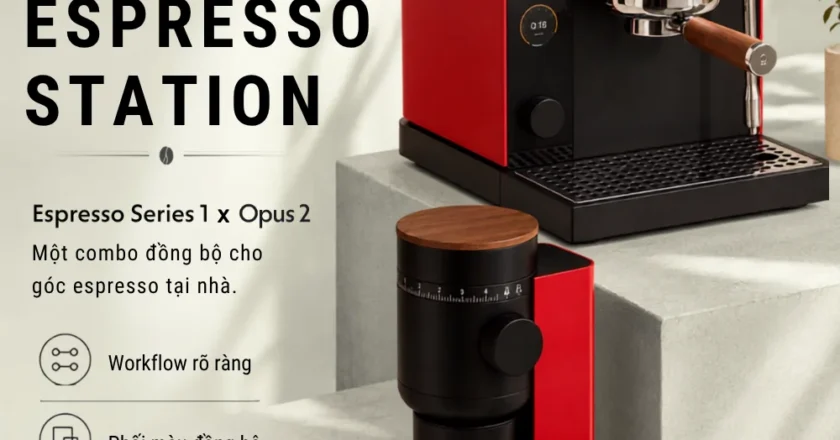 Fellow Espresso Series 1 x Opus 2: Khi máy pha và grinder cùng một workflow