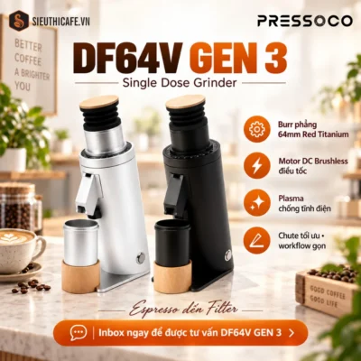 Pressoco DF64V Gen 3 công suất 400W thay đổi điều gì